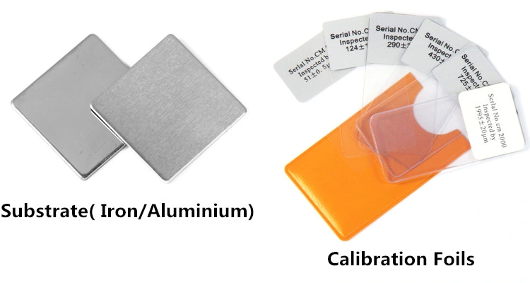 Digital Portable Iron Base Coating Thickness Gauge for Painting/Plastic Film/Zinc