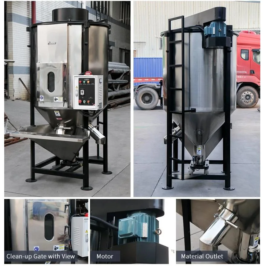 High Speed Stainless Steel Mixer Machine Automatic Feeding Gravimetric Color Mixer