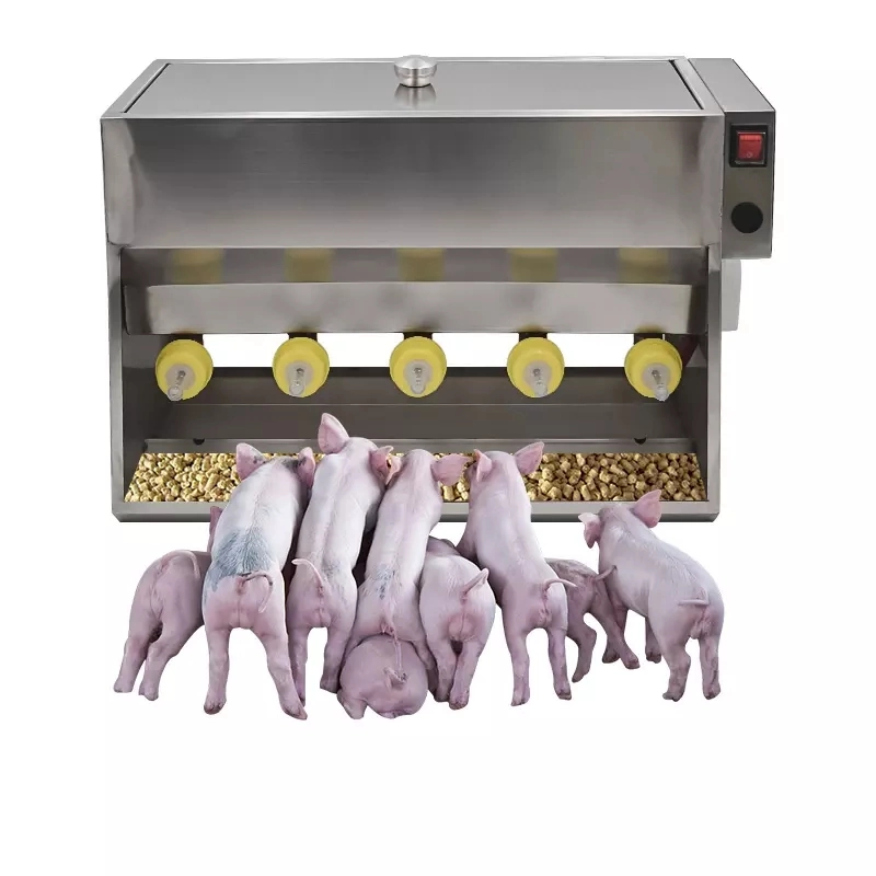 Stainless Steel 15L/20L Double-Side Constant Temperature Pig Nursing Machine Pig Feeder Automatic Piglet Milk Feeder Pacifier