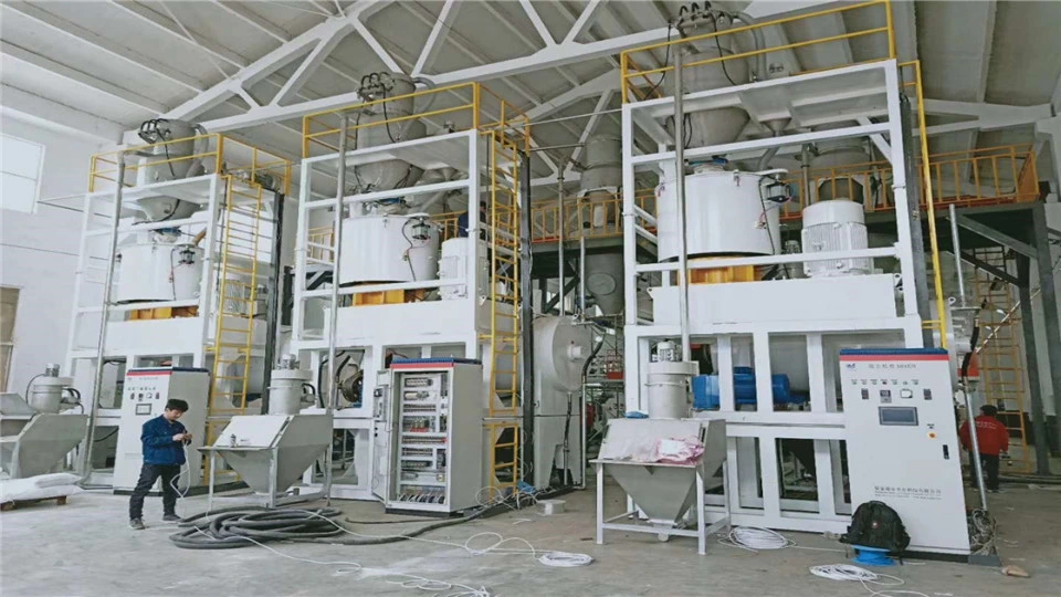 High-Efficient Good Quality Sinotech Gravimetric Mixer Machine System Plastic Raw Material Mixer